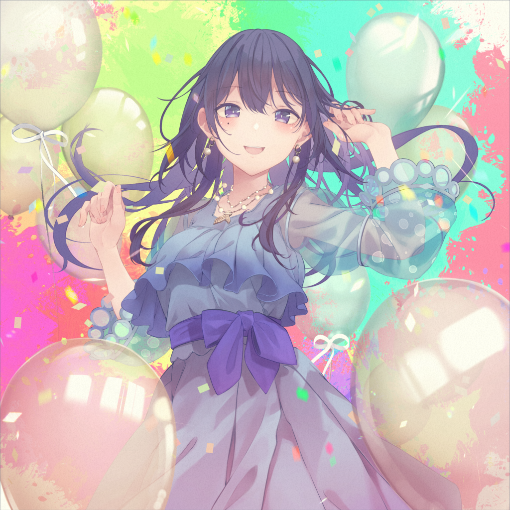 めろう2023冬-3周年記念イラスト（背景あり）