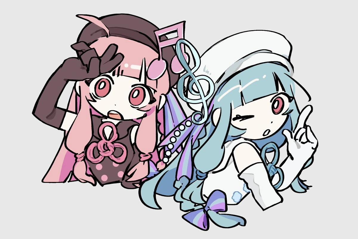 琴葉茜・琴葉葵のグッズイラスト